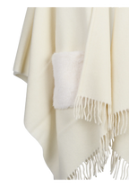 Gran Sasso - Mantella in lana e cashmere con tasche in eco