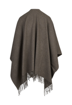 Gran Sasso - Mantella in lana e cashmere con tasche in eco