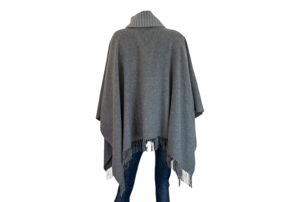 Gran Sasso - Poncho Jersey con frange