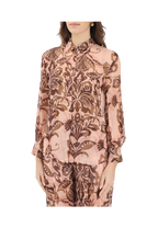 Simona Corsellini - Camicia con stampa floreale