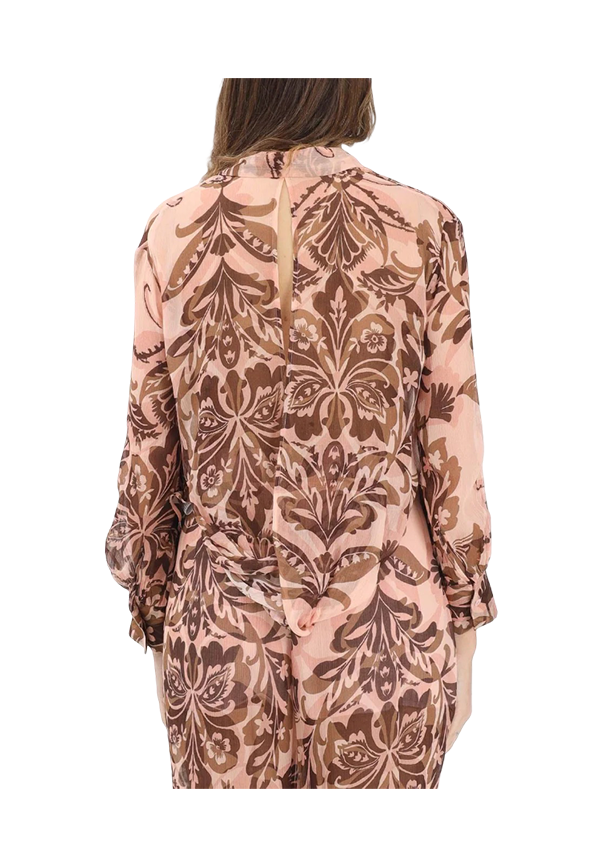 Simona Corsellini - Camicia con stampa floreale