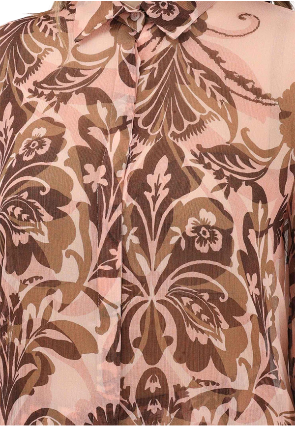 Simona Corsellini - Camicia con stampa floreale