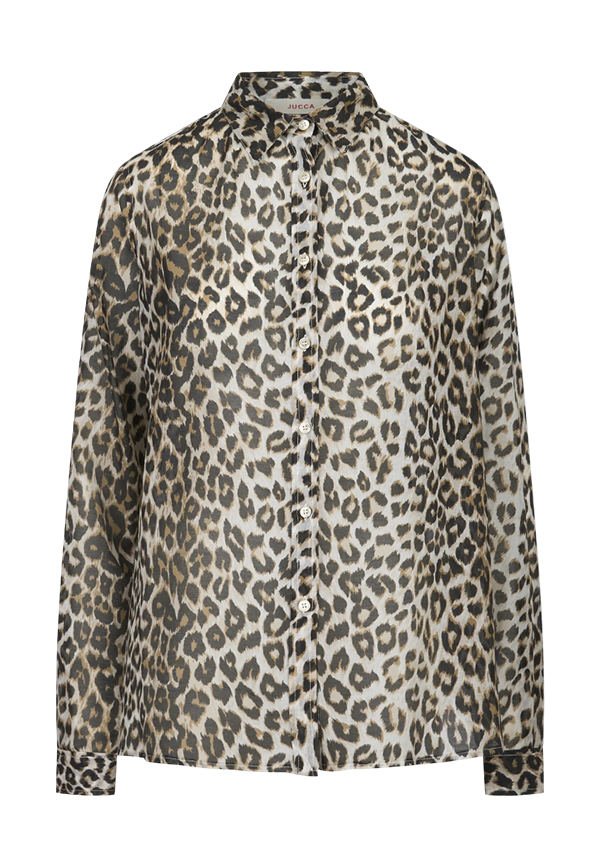 JUCCA - Camicia in mussola stampa