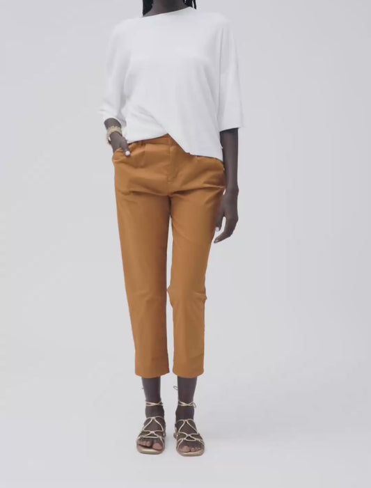 White Wise - T-Shirt in Maglia Chiusa Manica Ampia