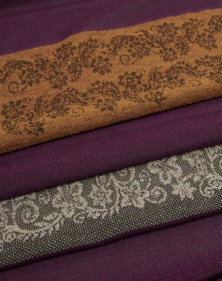 Manila Grace - Sciarpa A Righe Jacquard Multicolor Con Logo Manila Grace